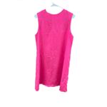 Silk Collection Bright pink 100% silk size 10 lined sheath dress. Photo 1