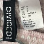 Divided H&M Pink Heart Embroidered Mock Neck Crop Top Small Barbiecore Photo 6