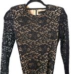 ROTATE BY BIRGER CHRISTENSEN Lace Mini Bow Tie Dress Black‎ Sz 6 Black Photo 4