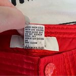 Armani Exchange Sz 4 Red Silk Blend Wide Leg Pants Photo 11