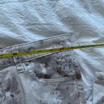 Merona Cream and Gray Floral Cropped Skinny Jeans Photo 4