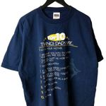 Tultex Top 10 Things Dads Say T Shirt Vintage 90s Blue Extra Large XL Humor Funny Solid Photo 0