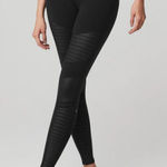 Alo Yoga  Black Moto Leggings Women’s XS Photo 0
