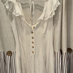 Prómesa Boutique cream linen romper  Photo 0