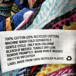 Tabitha Brown Puff Sleeve Midi Dress Mixed Floral Polka Dot A Line Blue Orange 2 Photo 5