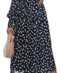 Ganni  THE VIKKI SHIRRED FLORAL PRINT MIDI DRESS Photo 0