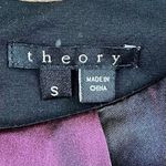 Theory  Purple 100% Silk Sleeveless Blouse S Photo 6