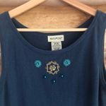 White Stag VINTAGE  embroidered sweater tank size M Photo 2