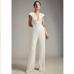 Tadashi Shoji Women’s Bridal Zeina Jumpsuit Ivory 2 Photo 1