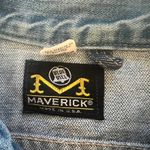 Vintage Maverick Blue Bell Denim Truckers Jean Jacket Womens Western Made in USA Size M Photo 2