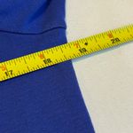 Talbots  Solid Bateau Neck‎ Tee Blue 3/4 Sleeve Boat Neck Pima Cotton Top Sz M # Photo 4