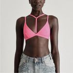 One Teaspoon  Cleopatra bodice strappy bralette bra in Hot Pink NEW XXS CD Photo 10