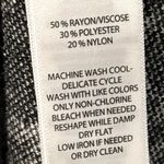 Cynthia Rowley Knit Sweater Dress Black & White Floral Print Women’s XS NEW Photo 7