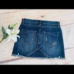 EXPRESS Denim Distressed Mini Skirt sz 4P Photo 1