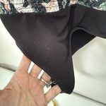 EXPRESS Bodysuit Womens M Floral Eyelet Puff Sleeve Thong Cottagecore Romance Photo 8