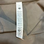 Lululemon Softstreme Pique Oversized Long-Sleeve Polo Warm Ash Grey Size 6 Photo 4
