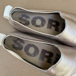 Sorel Ella Rose Gold Metallic Leather Slip On Loafers Shoes Women's Size 8.5 Photo 8
