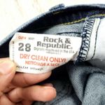 Rock & Republic Women's Dark Denim Flare Boot Size 28 (30x30 ) Photo 6