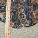 Peruvian Connection  XL Abstract Print Button Front Blouse Modal Rayon Long Sleev Photo 6