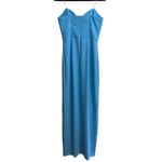 Amanda Uprichard  x Revolve Cherri Strapless Maxi Gown In Pacific Blue Photo 5