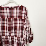 Torrid [] Red Plaid Mini Seersucker Zip Front Shirt Dress Fall Casual NWT Size 2X Photo 5