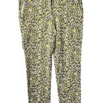 J.Crew green/brown leopard print cafe capri pants size 4 Photo 0