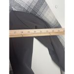 Woolrich Jacket Plaid Coat Wool Blend Medium Logo Full Zip Black Winter Photo 9