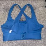 Blue Racerback Sports Bra Size XS Photo 2