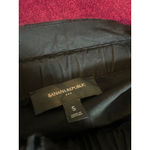 Banana Republic Poplin Gather Waist Midi Dress MINIMALIST POCKETS Black Small S Photo 2