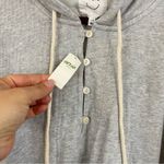 Aerie NWT  Gray Oversized Slouchy Hoodie Cabincore Pullover Sweatshirt Size L Photo 2