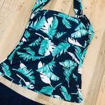 Tempt Me NWT  Two Plam leaf Piece Tankini Bathing Suits One Shoulder sz XL. Photo 3