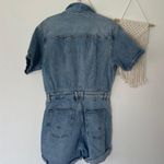 Hudson Jeans Short Sleeve Romper in Ocean Waters Photo 4