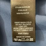 VICI Steel Blue Hollyn Halter Neck Satin Midi Dress Photo 8