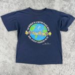 VINTAGE 1997 The World is a Better Place with Girl Scout Cookies in it! Tee Blue Photo 1