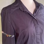 EXPRESS  Embroidered Button Up Shirt Photo 2