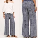 Anthropologie  Hei Hei Blue High Rise Santa Clara Wide Leg Pull On Pants elastic Photo 1