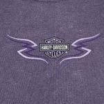 Harley Davidson  Motorcycles Purple Short Sleeve Women's XL Photo 4