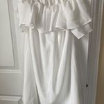 White strapless dress with slip underneath Photo 1