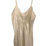 Vintage Dentelle Satin Nightgown Slip in White Photo 0
