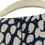 Hunter Bell  Blue Geometric Dot‎ Structured Mini Shift Dress Size 0 Photo 6