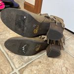 sbicca Vintage Collection Women Size 6 Brown Suede Fringe Western Ankle Boots Photo 7