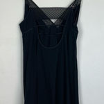 Victoria's Secret Victoria’s Secret sheer stretch black sleep slip with lace trim. Size medium Photo 0