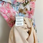 Elliatt  Wilhelmina Floral Print Ruffle Chiffon Maxi Dress in Pink Multi Size XL Photo 8