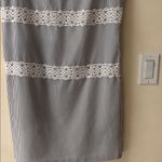 London Times  Monochrome Striped Pencil Skirt Photo 5