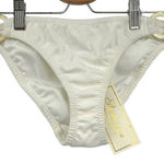 Shoshanna Swimwear Ivory Ring Bikini Bottom Size Small Photo 0