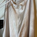 Lulus NWT‎  Inspire Romance Champagne Satin Cowl Neck Lace-Up Maxi Dress Small Photo 8