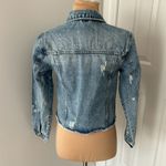 Vervet Plot Twist Classic Fit Distressed Denim Jacket Photo 3