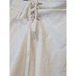 Ann Taylor  Women's Mini Skirt Y2K Off White Corset Lace Up Front Size NWOT Photo 1