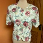 Vintage 80s Fritzi floral top Size M Photo 2