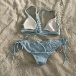Victoria's Secret Victoria’s Secret PINK Baby Blue Bikini Photo 1